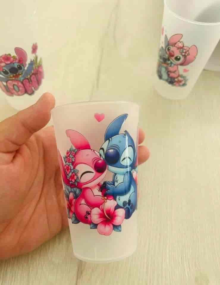 Impression DTF UV sur gobelet