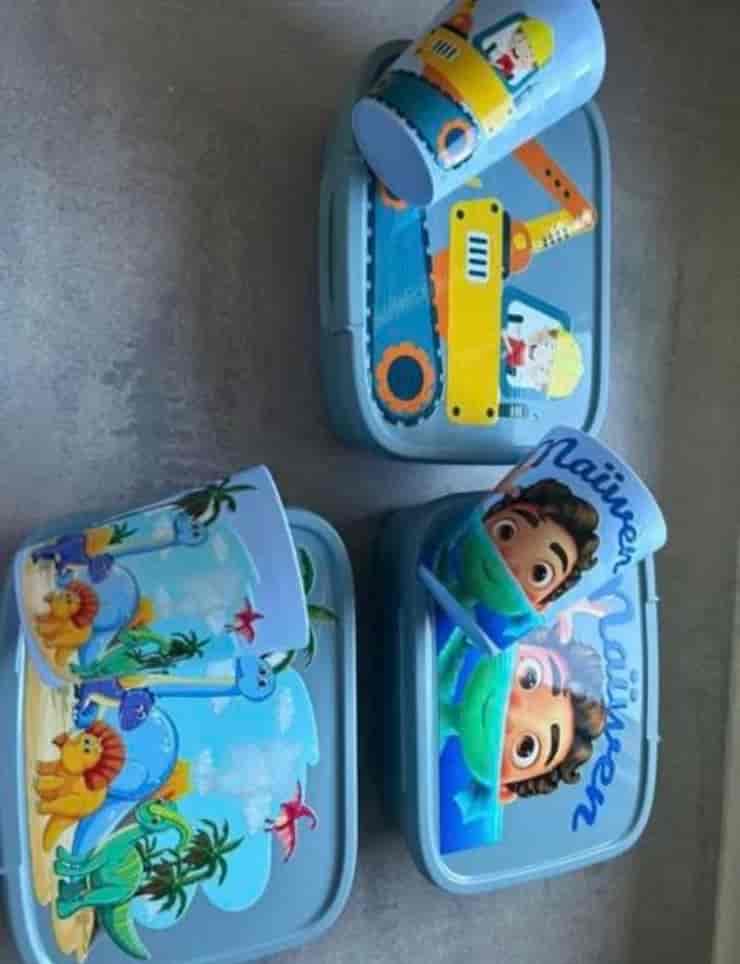 Impression DTF UV sur compartiment pour enfant