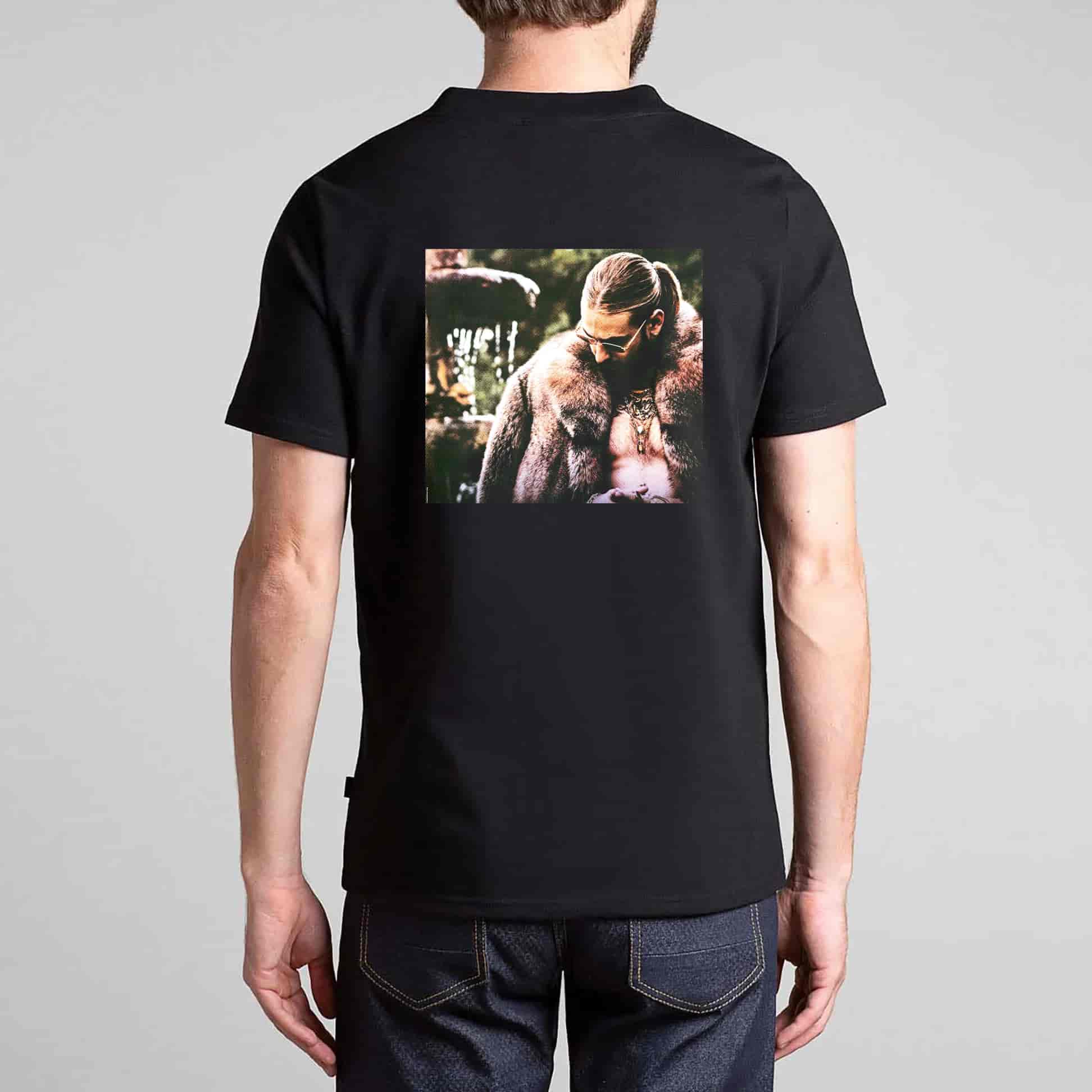 Vêtement floqué Halftone - Vue arrière