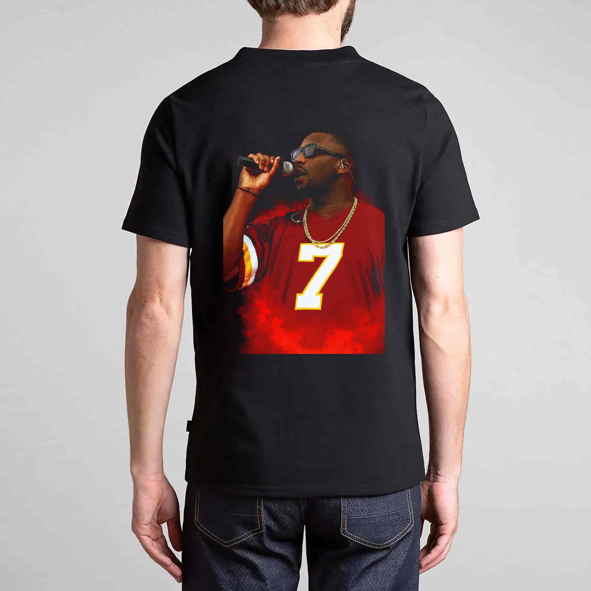 Vêtement floqué Halftone - Vue arrière